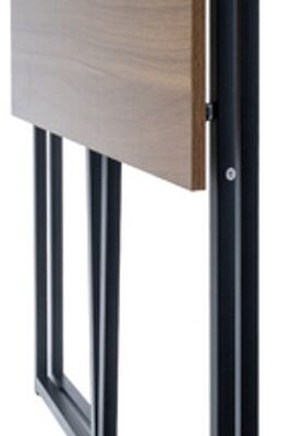 Opvouwbaar bureau - Laptoptafel - werktafel inklapbaar - Klein bureau - Thuiskantoor bureau - Bureau voor kleine ruimte - inklapbaar bureau - 80 x40 cm - Bruin - Afbeelding 6