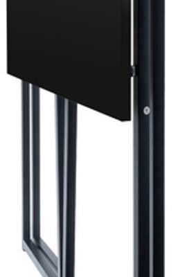 Opvouwbaar bureau - Laptoptafel - werktafel inklapbaar - Klein bureau - Thuiskantoor bureau - Bureau voor kleine ruimte - inklapbaar bureau - 80 x40 cm - Zwart - Afbeelding 7