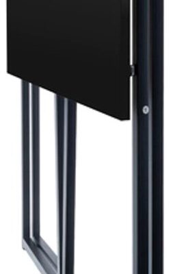 Opvouwbaar bureau - Laptoptafel - werktafel inklapbaar - Klein bureau - Thuiskantoor bureau - Bureau voor kleine ruimte - inklapbaar bureau - 80 x40 cm - Zwart - Afbeelding 10