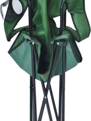 IBBO® - Campingstoel – Opvouwbare kampeerstoel – Vouwstoel – Strandstoel – Tuinstoel – Camping – Visstoel – Belastbaar tot 100 kg – Groen - Afbeelding 4