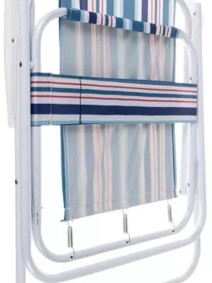 Campingstoel opvouwbaar – Tuinstoel inklapbaar – Verstevigd – Draagbaar – Tuin - Lichtgewicht- stoel - Voor Tuin, Strand en Camping - Afbeelding 8