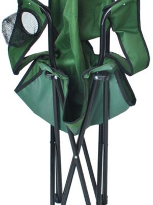 IBBO® - Opvouwbare kampeerstoel – draagbare visstoel –  Belastbaar tot 100 kg- Groen - Afbeelding 5