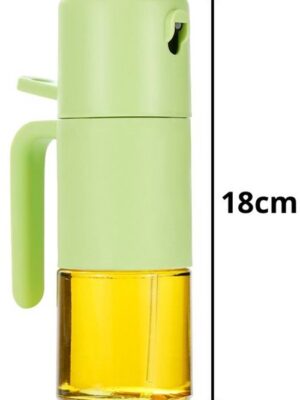Glazen Olie- en Azijnverstuiver 210 ml – Sprayfles met Fijne Nevel – Keukenaccessoire voor Olijfolie, Azijn en Vloeibare Kruiden – Duurzame Verstuiver - Afbeelding 5