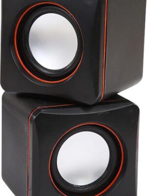 Borvat® | Mini PC Luidsprekers Set van 2 met USB | Zwart - Afbeelding 6