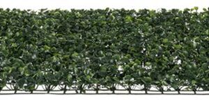 Kunsthaag Boxwood - 60x40 cm - Tuinscherm - Dichte Kunsthaag Panelen - Weerbestendig - Zichtbreeknet - Wanddecoratie - Voor buiten - 3 cm Dik - Groen - 1 Stuk - Afbeelding 4
