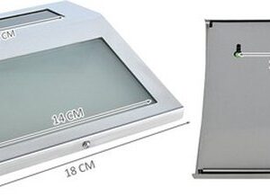 RVS Huisnummer Met Solar LED Verlichting - Huisnummerverlichting / Verlicht Huisnummerbord Op Zonne Energie / Solar Met Cijfers 1/2/3/4/5/6/7/8/9/0 - Afbeelding 11