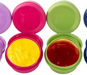 IBBO Shop - Dip Bakjes - Sauscontainers 80 ml - Lunch accessoires - Dressing potjes - Herbruikbare bakjes - Snackdoosjes - Mini containers - BPA-vrije voedselbakjes - 8 Stuks - Afbeelding 7