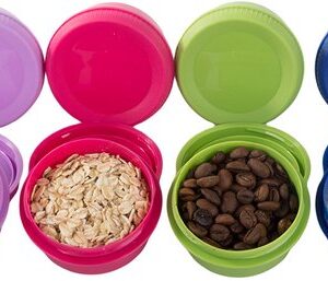 IBBO® - Dip Bakjes - Sauscontainers 80 ml - Lunch accessoires - Dressing potjes - Herbruikbare bakjes - Snackdoosjes - Mini containers - BPA-vrije voedselbakjes - 8 Stuks - Afbeelding 9