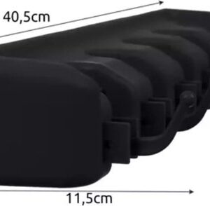 Luxe Bezem Ophangsysteem - Bezemhouder - Tool hanger - Opbergsysteem - Ophanghaken - 5 Klemmen + 6 Haken - Tuingereedschap opbergen - Gereedschap opbergen - Zwart - Afbeelding 8