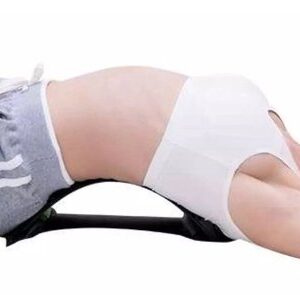 Rug stretcher - Acupressuur rugmassage - Rug corrector - Houding verbeteren - Rugpijn verlichter - Rugtrainer thuis Stretch apparaat rug - Verstelbare rug massager - Zwart - Afbeelding 3