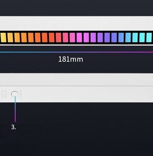 LED Strip RGB – Sound Control – Zwart - Afbeelding 6