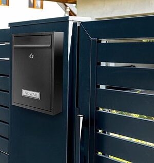 Brievenbus Wand Hangend - Maxozo Letry - Postbus Mailbox - Wandbrievenbus - Aluminium - Zwart - Afbeelding 11