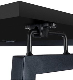 Opvouwbaar bureau - Laptoptafel - werktafel inklapbaar - Klein bureau - Thuiskantoor bureau - Bureau voor kleine ruimte - inklapbaar bureau - 80 x40 cm - Zwart - Afbeelding 6