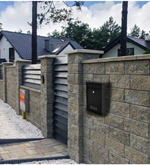 Brievenbus Wand Hangend - Maxozo Letry - Postbus Mailbox - Wandbrievenbus - Aluminium - Zwart - Afbeelding 16