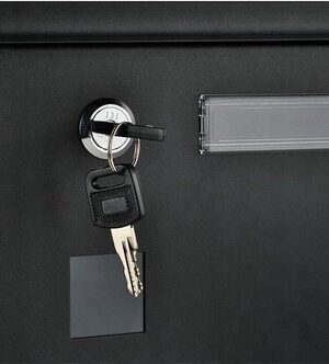 Luxe Brievenbus Wand Hangend - Postbus Mailbox - Wandbrievenbus - Luxe Brievenbus - met Krantenrol - RVS - Zwart - Afbeelding 5