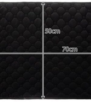 Herbruikbare Hondenmat & Kattenmat 50x70 cm Absorberend Wasbaar Antislip Zwart - Afbeelding 5