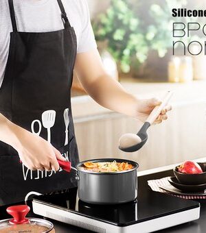 11-delige Kookgerei set - BPA vrije siliconen Keuken set incl emmer - Grijs - Afbeelding 6