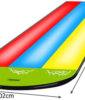 Waterglijbaan 3 Banen – 4,75 m – Buitenspeelgoed – Multicolor - Afbeelding 7
