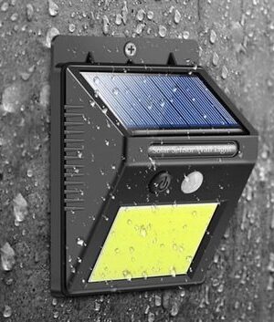 IBBO® - 8 Stuks - Solar Buitenlamp - Bewegingssensor - 48 LED - Waterdicht - Buiten & Tuin sensor - Buitenverlichting op Zonne-energie -Buitenverlichting - Tuinlamp - Afbeelding 5