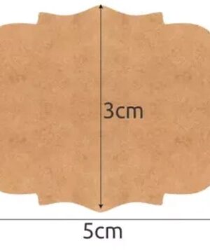 Zelfklevende stickers - Stickers op rol - Bruine labels - Stickers voor potjes - Universele etiketten - kraft labels- Stickers 3x5 cm - 600 Stuks - Afbeelding 8