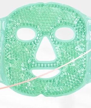 Verkoelend & Verwarmend Gelmasker - Ontspannend Gezichts- en Oogmasker - migraine masker - Herbruikbaar - Dubbelzijdig - Hot Cold Mask - Verkoelend Gelmasker - Face Mask - Groen - Afbeelding 9