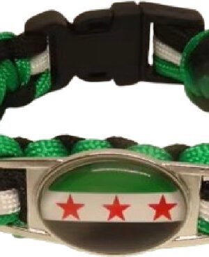 Q-SY® - Syrische Vlag - Syrië Vlag - Armband - Sportarmband 3 Set - Revolutie 3 Sterren - Hoge Kwaliteit - 90x150 cm - Afbeelding 3