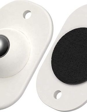 Universele zelfklevende zwenkwiel metalen wiel - 4 stuks -Zelfklevende roller - wielen voor onder meubel - wielen voor opbergbox - Afbeelding 3