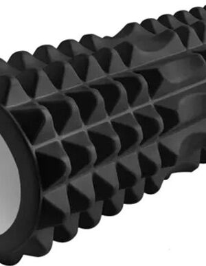 Foam Roller Massage – Massage roller spierpijn – 33x12 cm – Fitness roller – Spierherstel & Triggerpoint – Zwart – Rugmassage roller – Hardheid 6/10 - Afbeelding 7