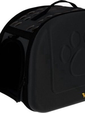 Draagtas voor Huisdieren – Opvouwbaar kattenmand – EVA schuim draagtas – Max 6 kg – Zwart – Ademend – Voor Hond, Kat, Konijn – Draagtas huisdier – Transporttas kat – Zwart - Afbeelding 7