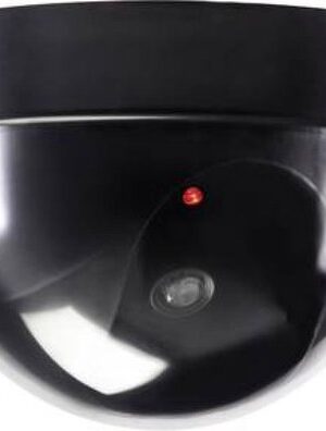 Dummy Camera (2 pack) - Beveiliging buiten en binnen - Beveiligingscamera - Waterdicht - Met LED indicator - Zonder baterijen - Nep camera - 35W - Rond - Zwart - Afbeelding 4