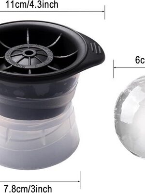 IJsbal Maker –Ronde IJsballen - Siliconen IJsbalvorm – 3 Stuks – 6 cm - Afbeelding 7
