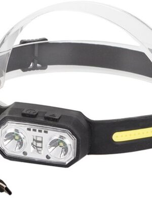 LED hoofdlamp oplaadbaar - Hoofdlamp met sensor - Waterdichte hoofdlamp - Hoofdlamp camping - LED hoofdlamp werk - Hoofdlamp USB-C - Sterke hoofdlamp outdoor - Hoofdband zaklamp - Afbeelding 9