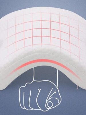 Orthopedisch kussen - Memory foam kussen - Ergonomisch hoofdkussen - Kussen met armruimte - Neksteun kussen - Hoofdkussen gebogen - Ergonomisch kussen slapen - Handgatkussen zijligging - Anti-pijn kussen - Afbeelding 7