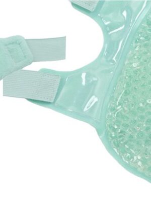 Verkoelend & Verwarmend Gelmasker - Ontspannend Gezichts- en Oogmasker - migraine masker - Herbruikbaar - Dubbelzijdig - Hot Cold Mask - Verkoelend Gelmasker - Face Mask - Groen - Afbeelding 5