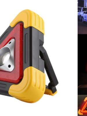 3-in-1 veiligheidstool - Powerbank met waarschuwingsdriehoek - LED zaklamp auto - Noodverlichting auto - Zonnepaneel powerbank - Gevarendriehoek met licht - Oplaadbare zaklamp - Auto accessoires veiligheid - Afbeelding 12