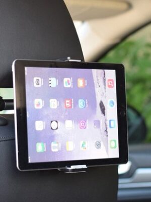 Universele Tablethouder Auto – Hoofdsteunhouder voor Tablet & Smartphone – Zwart - Afbeelding 4