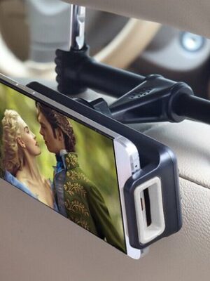 Universele Tablethouder Auto – Hoofdsteunhouder voor Tablet & Smartphone – Zwart - Afbeelding 9