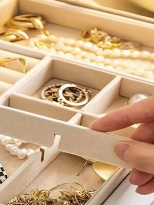 Witte Sieradendoos - Juwelenkistje - Sieradenopslag - Juwelendoos - Sieraden Doos - Afbeelding 3