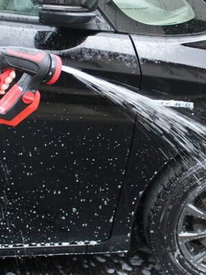 Schuimsproeier voor Auto wassen - Foam Sprayer - Schuimsproeier - Car Wash - Schuimpistool voor tuinslang - Honden Sproeier - Dog Washer - FoamCare - Honden Reiniger - Shampoo Container - Shampoo Dispenser - Doucheadapter - Honden - Rood - Afbeelding 9