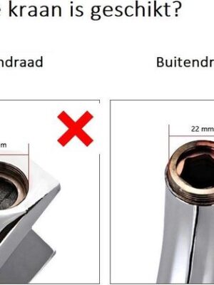 QualiSupply® - Roterende Kraankop - 2 Stralen - RVS - Afbeelding 4