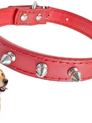Luxe leren halsband hond - Zwart - (39 - 48 cm) x 2,7cm - Honden halsband - Hondenhalsband - Halsband hond leer - Leren honden halsband - Stoere honden halsband - Leren hondenhalsband - Afbeelding 3