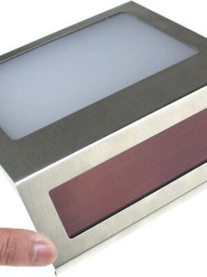 Solar Led Huisnummerbord met Licht / Huisnummer verlichting met dag en nacht sensor - Afbeelding 6