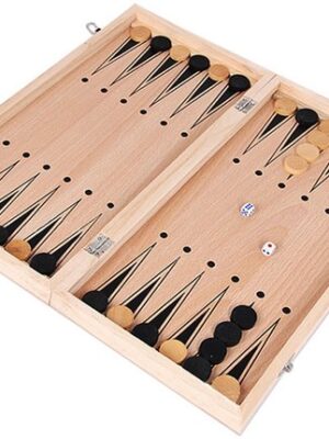 Schaakset 3 in 1 - Dambord (8x8) - Backgommen - Schaakbord - Met Schaakstukken - Opklapbaar - Schaakspel - Schaakset - 29,5x29,5 cm - Afbeelding 10