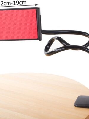 Universele Telefoonhouder Flexibel – 360° Draaibare Arm – Voor Bureau, Tafel & Bed – Zwart - Afbeelding 5
