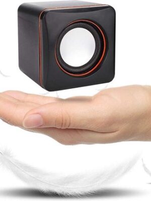 Borvat® | Mini PC Luidsprekers Set van 2 met USB | Zwart - Afbeelding 7