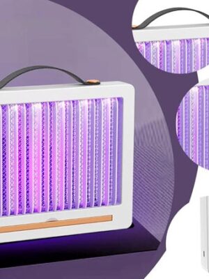 Elektrische UV-insectenlamp - Oplaadbaar via USB-C – Tegen Muggen & Vliegen - 3W - oplaadbare insectenverdelger - muggenlamp uv - camping muggenlamp - Afbeelding 6