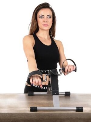 Revalidatiefiets | Hometrainer armen benen | Mini hometrainer | Rotor fiets | Oefenfiets senioren | Opvouwbare hometrainer | Fitness voor ouderen | Thuisrevalidatie | Revalidatieapparaat | Bureaufiets - Afbeelding 8