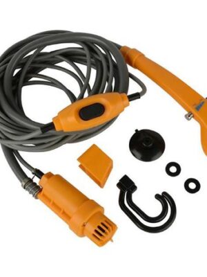 Draagbare camping doucheset elektrisch - Tuindouche - Buitendouche - Camping douche 12V - DC - Inclusief dompel pomp - Vakantiedouche - Reisdouche - Portable shower - Compleet - Afbeelding 3