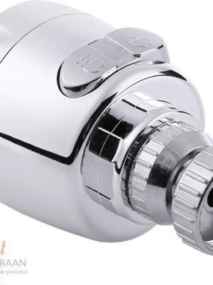 Borvat® - Draaibare douche perlator - Voor keukenkraan - Kraan kop zilver - Waterbesparende kraankop - Krachtige kraankop - roterende sproeikop - 360 graden - Kraan opzetstuk - 2 Stuks - Afbeelding 7