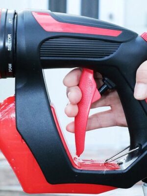 Schuimsproeier voor Auto wassen - Foam Sprayer - Schuimsproeier - Car Wash - Schuimpistool voor tuinslang - Honden Sproeier - Dog Washer - FoamCare - Honden Reiniger - Shampoo Container - Shampoo Dispenser - Doucheadapter - Honden - Rood - Afbeelding 5